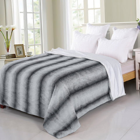 Wool blanket “faux fur” 150x200cm