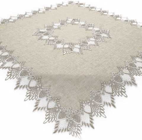 Couverture en dentelle "Plume"