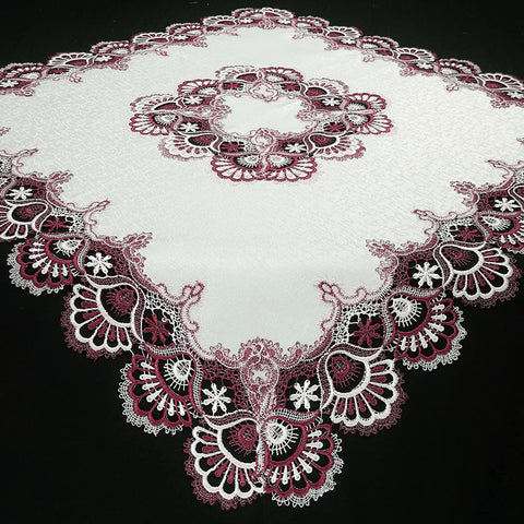 Lace blanket "Retro Red"