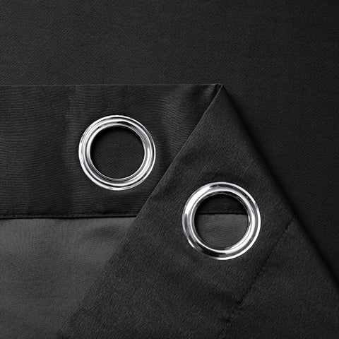 Curtain opaque / plain with eyelets / various sizes