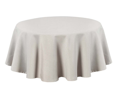 Aspect lin brillant / nappe / ronde