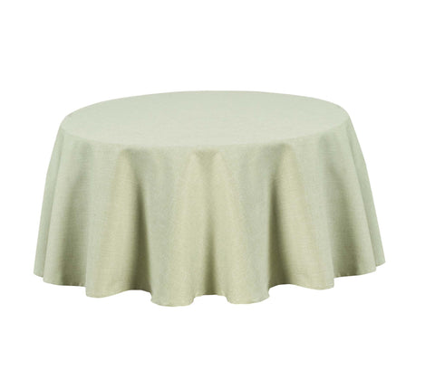 Aspect lin brillant / nappe / ronde