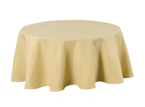 Aspect lin brillant / nappe / ronde