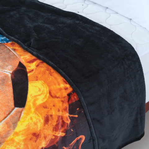 Couverture en laine "Football" 150x200cm