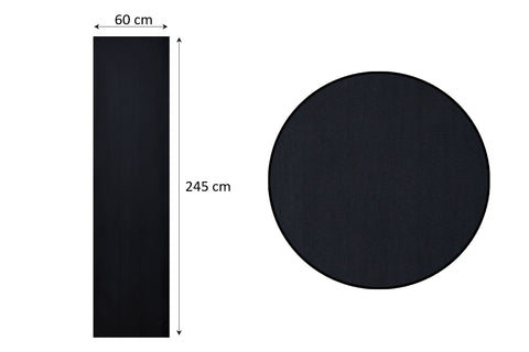 Sliding curtain opaque 60x245cm