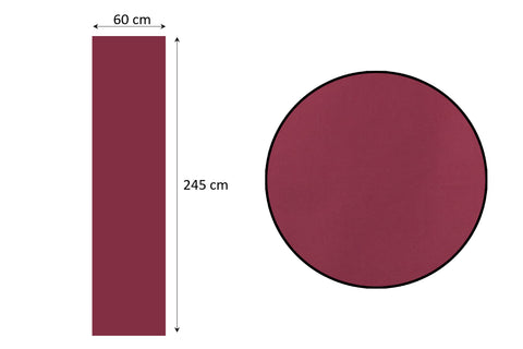 Sliding curtain opaque 60x245cm