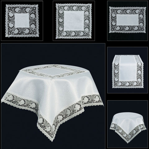 Nappe dentelle "Rose"