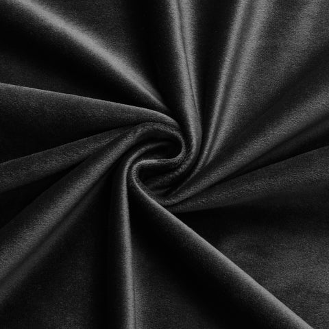 Curtain "Velvet" / eyelet &amp; ruffle tape / 140x245cm