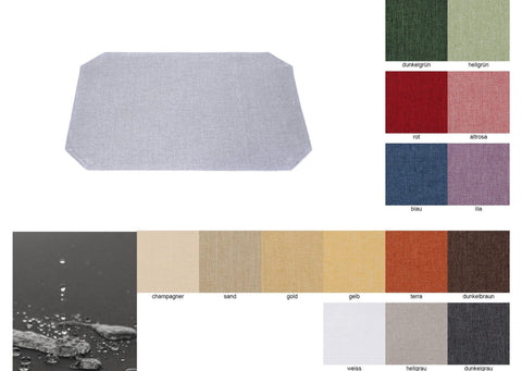 Brilliant linen look / placemats