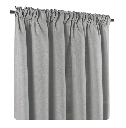 Aspect lin brillant / rideau / oeillets et volants / 140x245cm