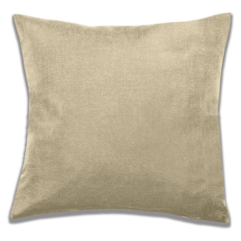 Aspect lin brillant / housses de coussin / lot de 2
